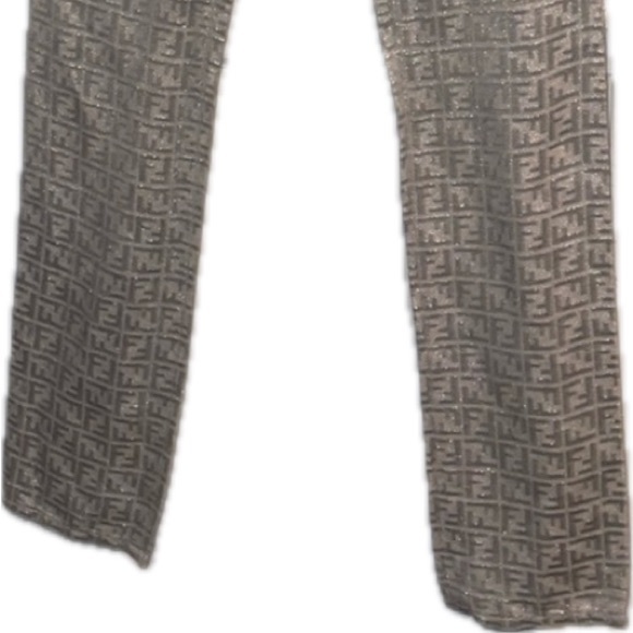 Metallic logo Fendi pants - Picture 3 of 11